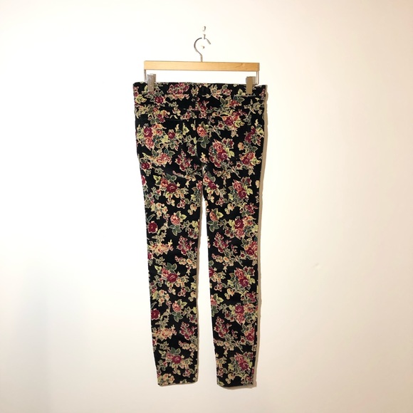 Free People Floral Corduroy Pants Size 27 - Picture 4 of 6